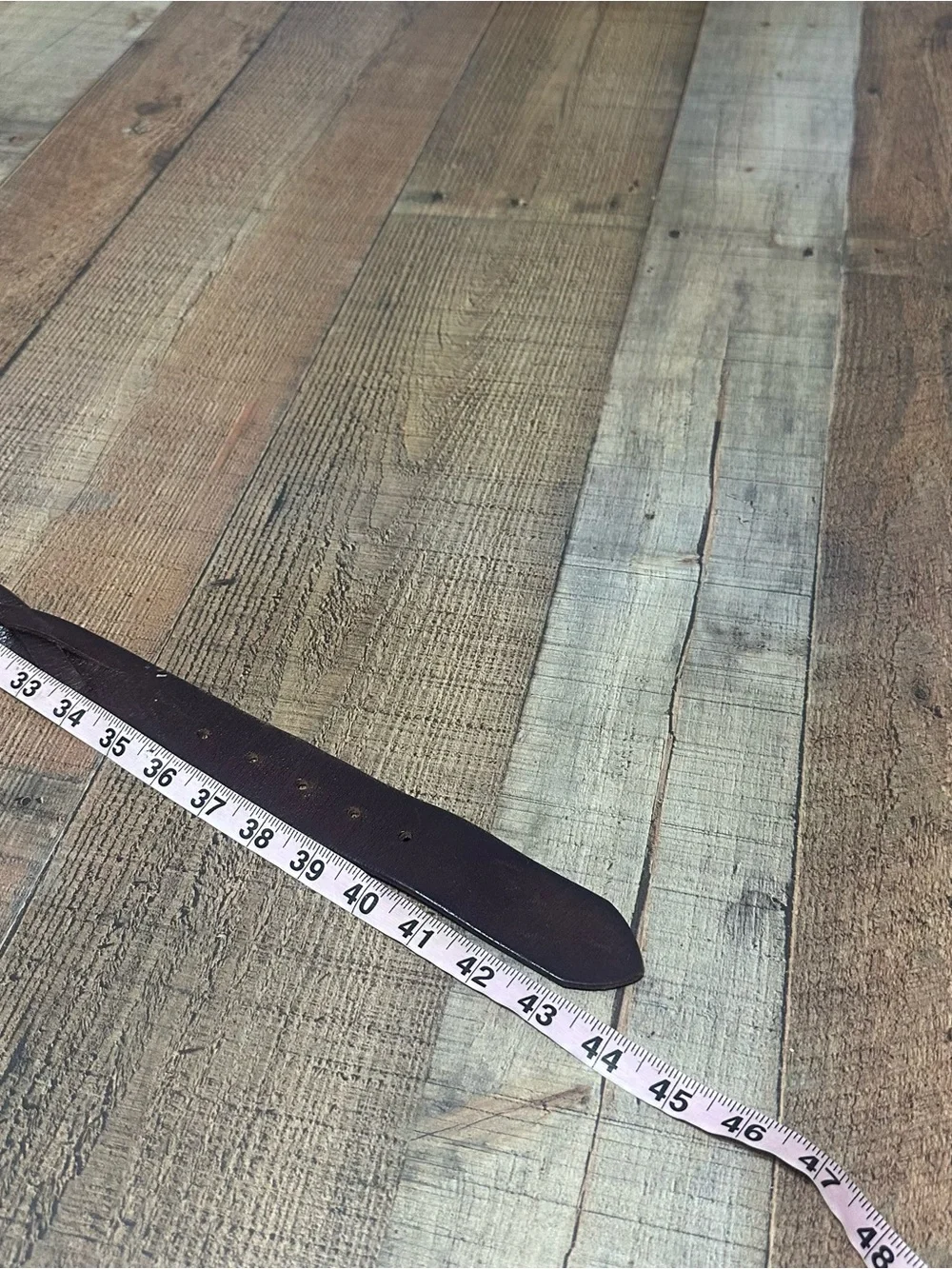 Vintage fossil braided brown leather belt